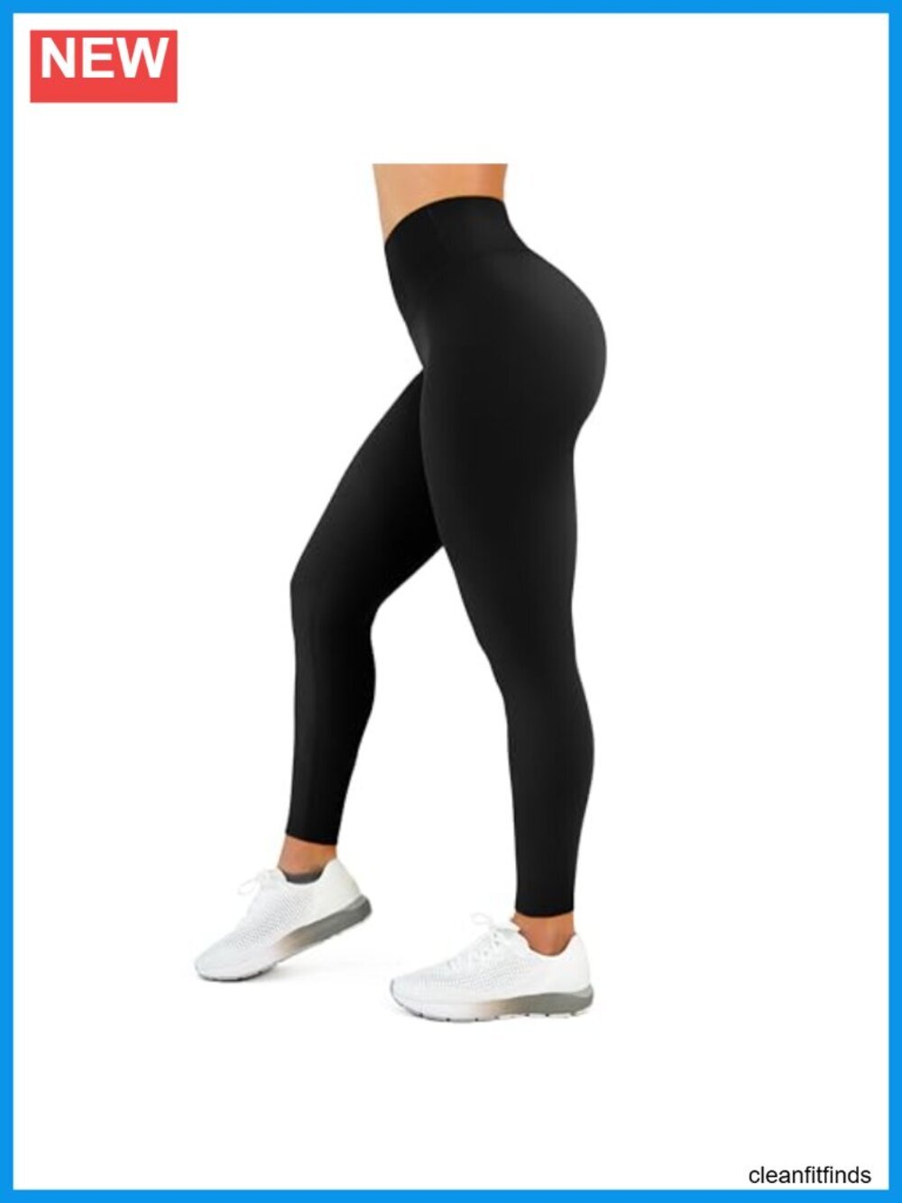 No Front Seam High Waisted Leggings - Tummy Control Yoga Pants for Workout
